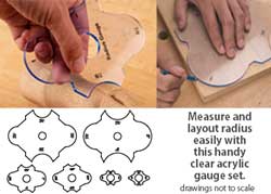 6 pc Radius Gauge Set